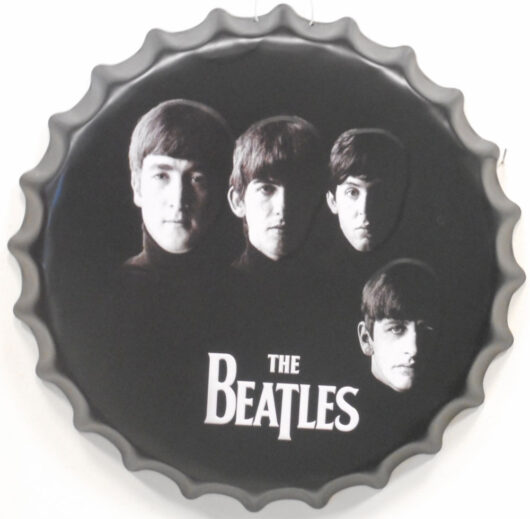 Plåtskylt Kapsyl The Beatles