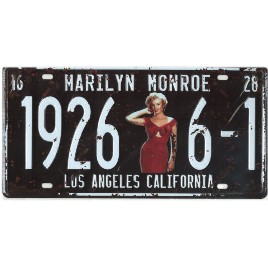 Metallskylt Marilyn 30x15 cm
