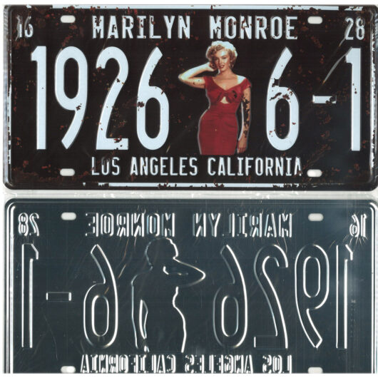 Metallskylt Marilyn 30x15 cm - Bild 2