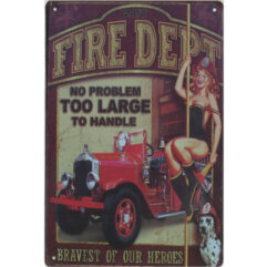 Fire Dept (20x30 cm)