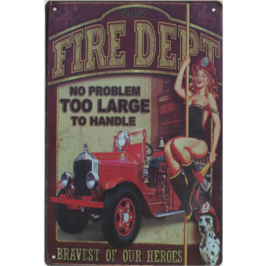 Fire Dept (20x30 cm)