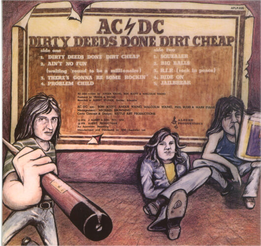 AC/DC Dirty Deeds Done Dirt Cheap (Färgad Vinyl ) - Bild 2