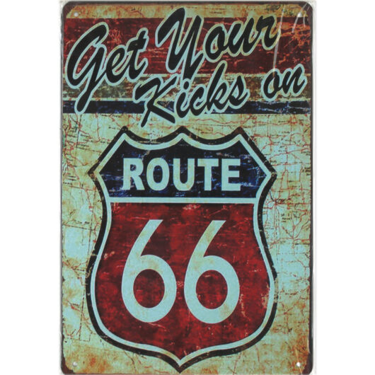 Get Your Kicks On Route 66 (20x30 cm)