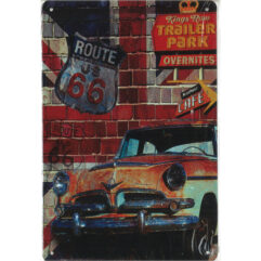 King Rom Trailer Park Route 66 (20x30 cm)