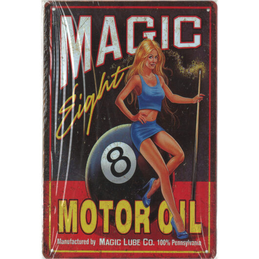 Magic Eight Motor Oil (20x30 cm)