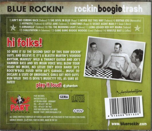 CD Blue Rockin - Rockin Boogie Trash - Bild 2