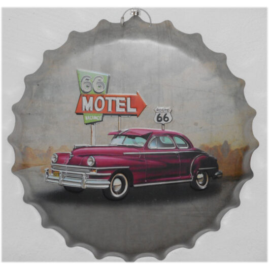 Plåtskylt Kapsyl Motel