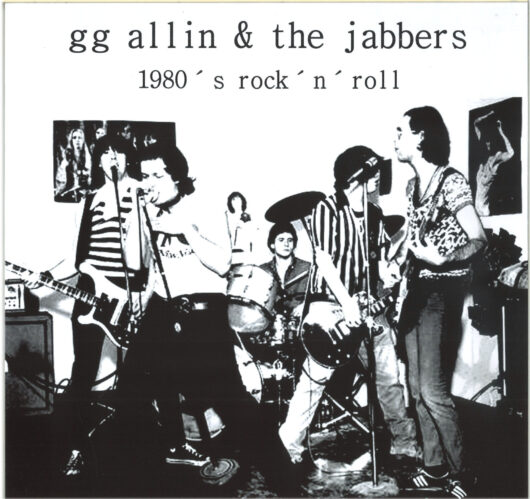 LP gg allin & the jabbers 1980's rock n roll (Färgad vinyl)