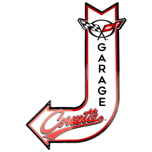 Corvette Garage Arrow (30,5 x 46 cm)
