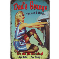 Dad's Garage (Plåtskylt 20x30 cm)