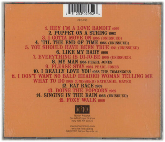CD Gino Washington-Love Bandit - Bild 2