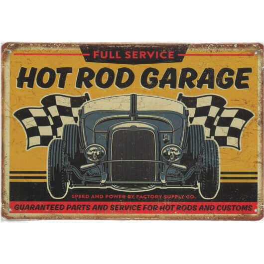 Hot Rod Garage (20x30 cm)