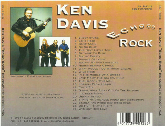 CD Ken Davis-Echo Rock - His Complete Recordings - Bild 2