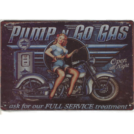 Pump Go Gas (30x20 cm)