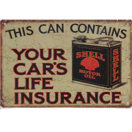 Shell Motor Oil (20x30 cm)