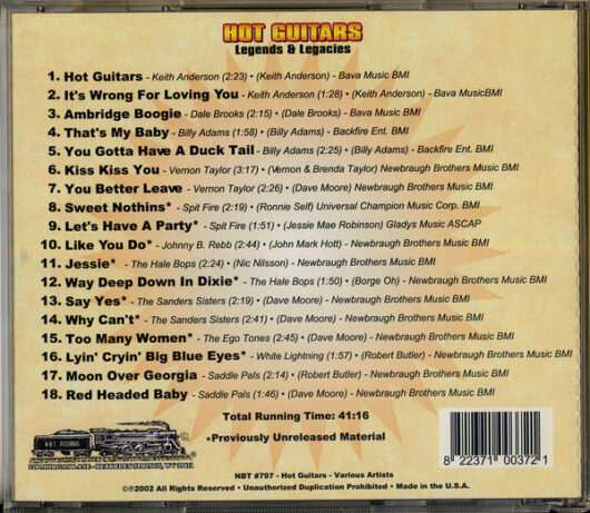 CD Hot Guitars, Legends & Legacies - Bild 2
