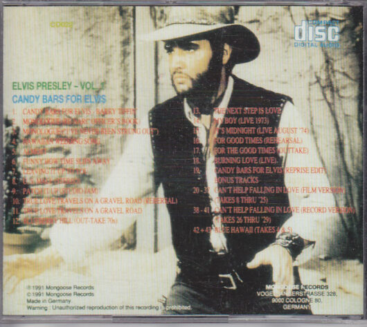 CD Elvis Presley Candy Bar For Elvis - Bild 2