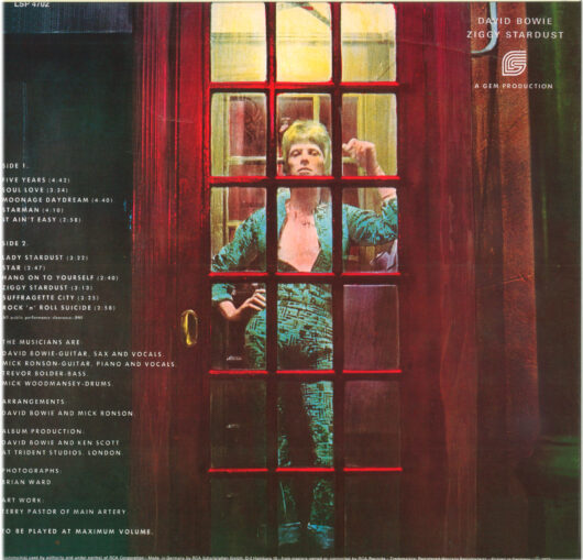 LP David Bowie Ziggy Stardust (fouldout Cover) - Bild 2