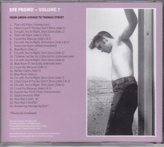 CD Elvis Presley From Union Avenue To Thomas Street 1954-1969 - Bild 2
