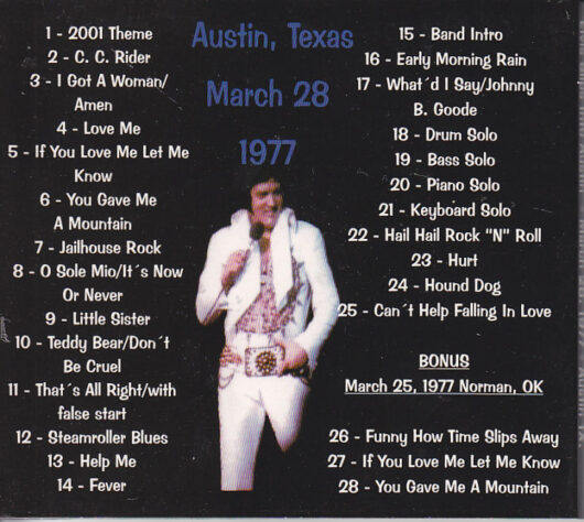 CD Elvis Presley-Slips Into Austin Texas March 28-1977 - Bild 2