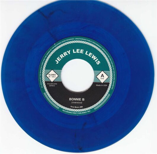 7" Jerry Lee Lewis-Bonnie B/I'm On Fire (Färgad Vinyl)