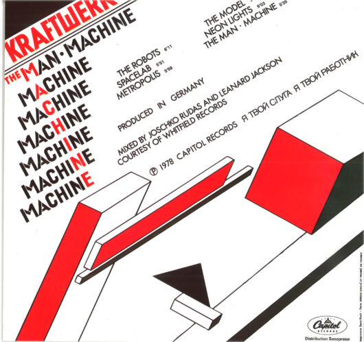 LP Kraftwerk The Man Machine (Färgad Vinyl) - Bild 2