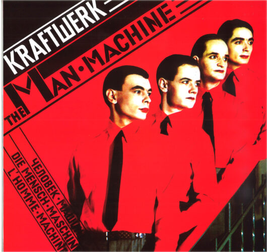 LP Kraftwerk The Man Machine (Färgad Vinyl)