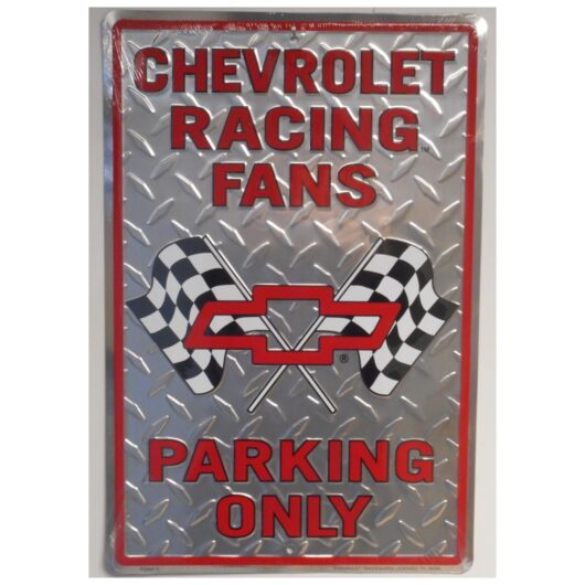 Chevrolet Racing Fans Parking Only (30 x 46 cm)