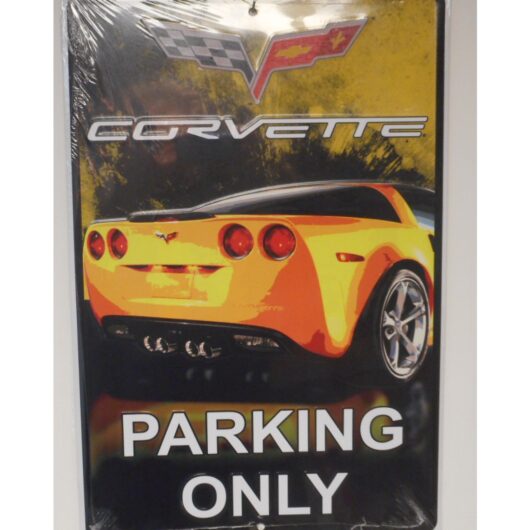 Corvette Parking Only (30 x 46 cm)