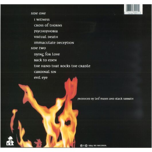 LP Black Sabbath Cross Purposes (Färgad Vinyl Gul) - Bild 2