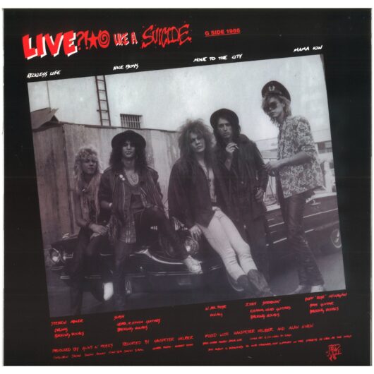 LP Guns N Roses Lies (Färgad Vinyl) - Bild 4