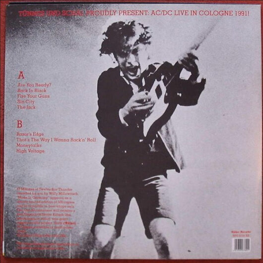 LP  AC/DC – Made In Germany (Färgad Vinyl Vit) - Bild 2