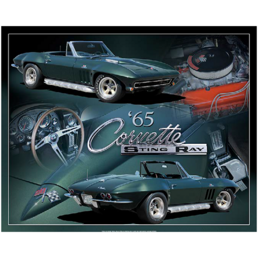 1965 Corvette Sting Ray (38 x 30,5 cm)