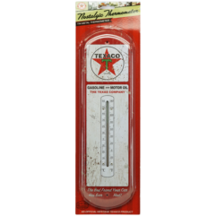 Termometer Texaco Gasoline and Motor Oil (44 x 13,3 cm. Djup 2 cm)