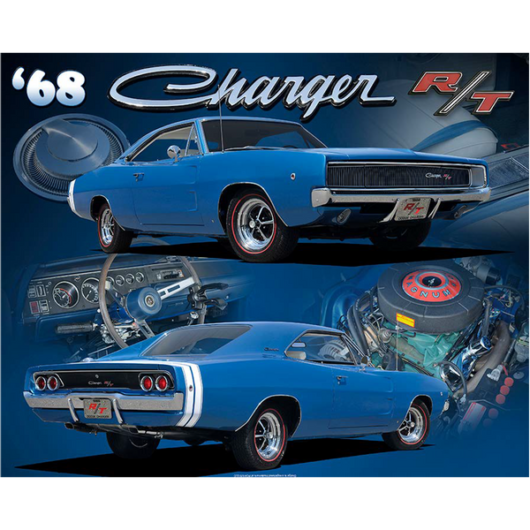 1968 Charger (38 x 30 cm)