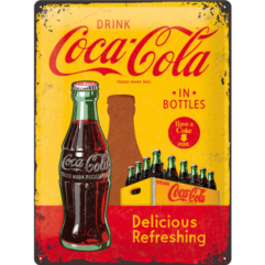 Coca-Cola In Bottles (30x40 cm)