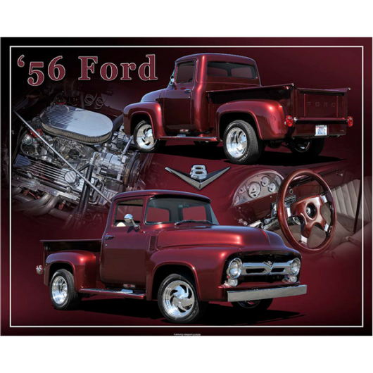 1956 Ford V8 Pickup (38 x 30,5 cm)
