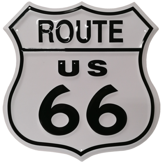 Route 66 (28x28 cm)