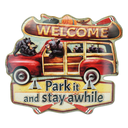 Park It and Stay A While (55x63 cm)