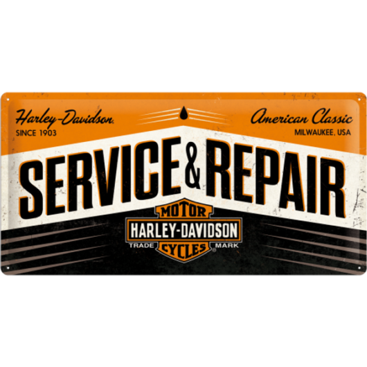 Harley-Davidson Service and Repair (50x25 cm)