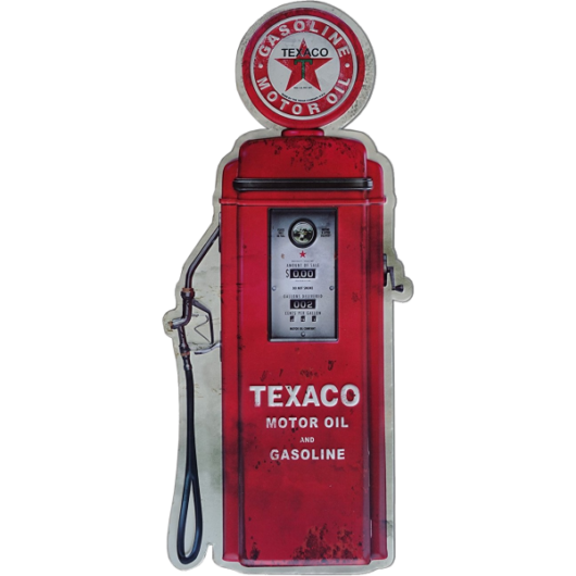 Texaco Vintage Gas Pump (60x26cm)