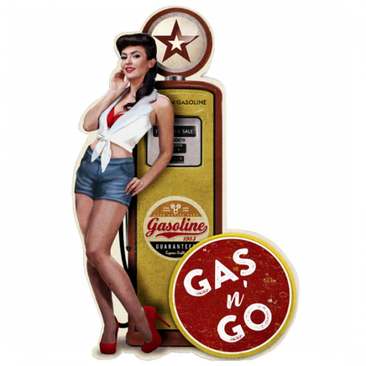Gas'n Go Pinup (51 x 32 cm)