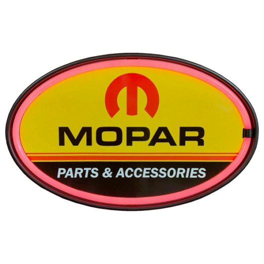 Mopar Parts Oval LED Tube (43,5x24,5 cm) (Plast Skylt)