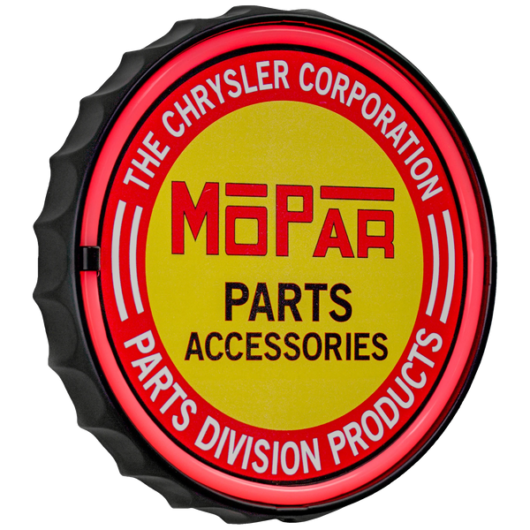 Mopar Parts Accessories Round LED Rör (Plast Skylt)