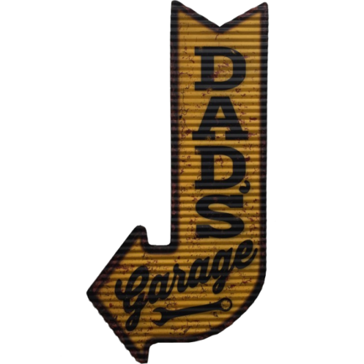 Dads Garage Arrow ( 61 x 30 cm)