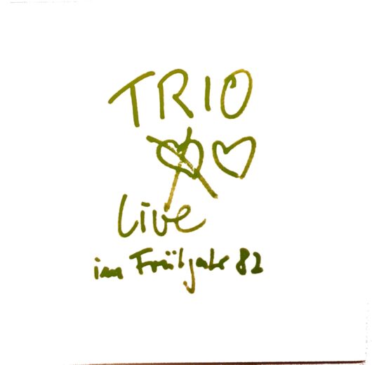 LP Trio Live Im Frühjahr `82 (Färgad Vinyl)