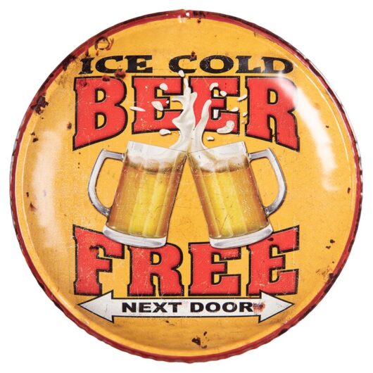 Ice Cold Beer Free (Ø 35x2 cm)