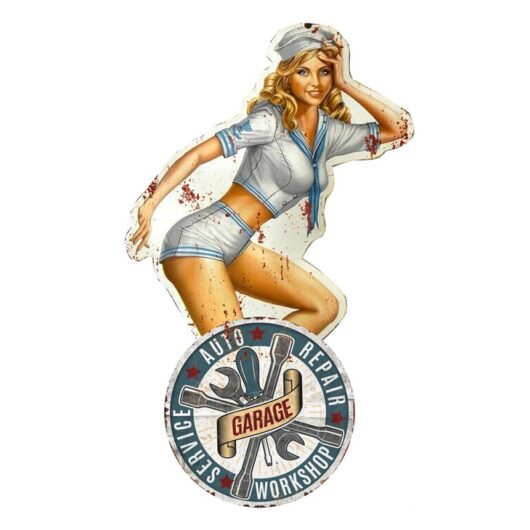 Pinuppa Garage (34x60 cm)