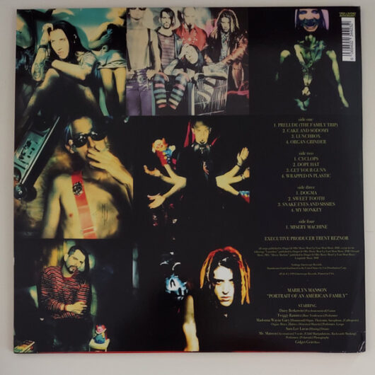 LP Marilyn Manson - Portrait Of An American Family (Färgad Vinyl Grön ) - Bild 2