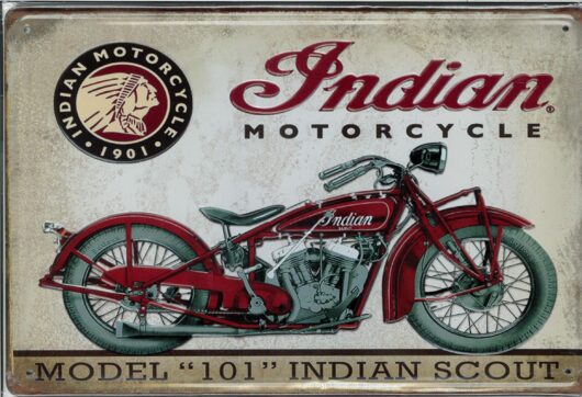 Indian Motorcycle (20x30cm)
